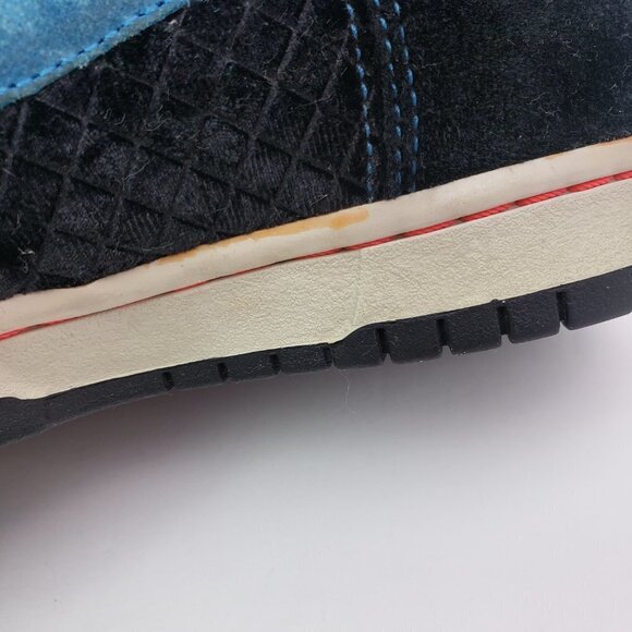 Nike Dunk High 6.0 Womens Size 6 Black Velvet Neon Sneaker Shoes 342257-002 - Picture 9 of 11